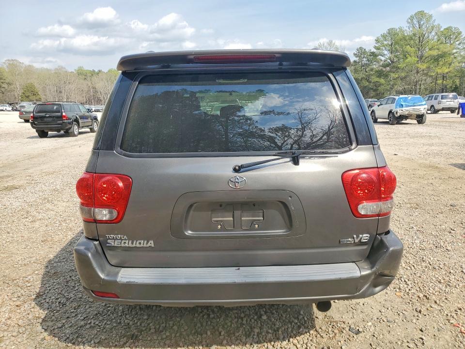 2007 Toyota Sequoia VIN 5TDZT34A77S292708 COPART salvage auction — FRONT END, Nc - Salvage Cert-Rebuilt, sold $850 on 2026-07-06 (photo 6)