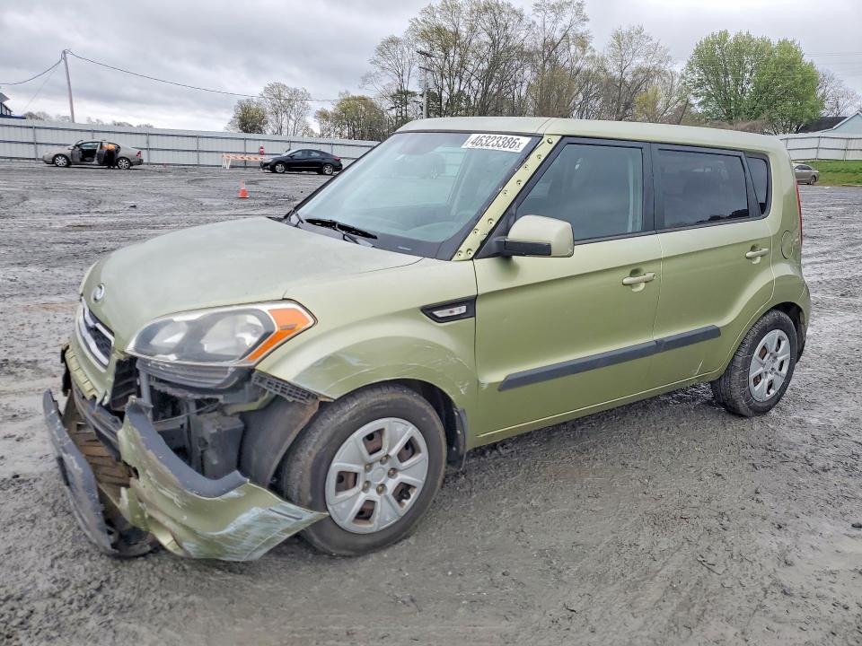 2013 Kia Soul VIN KNDJT2A59D7543765 COPART salvage auction — FRONT END, Nc - Salvage Certificate Of Title, sold $225 on 2026-07-29 (photo 1)
