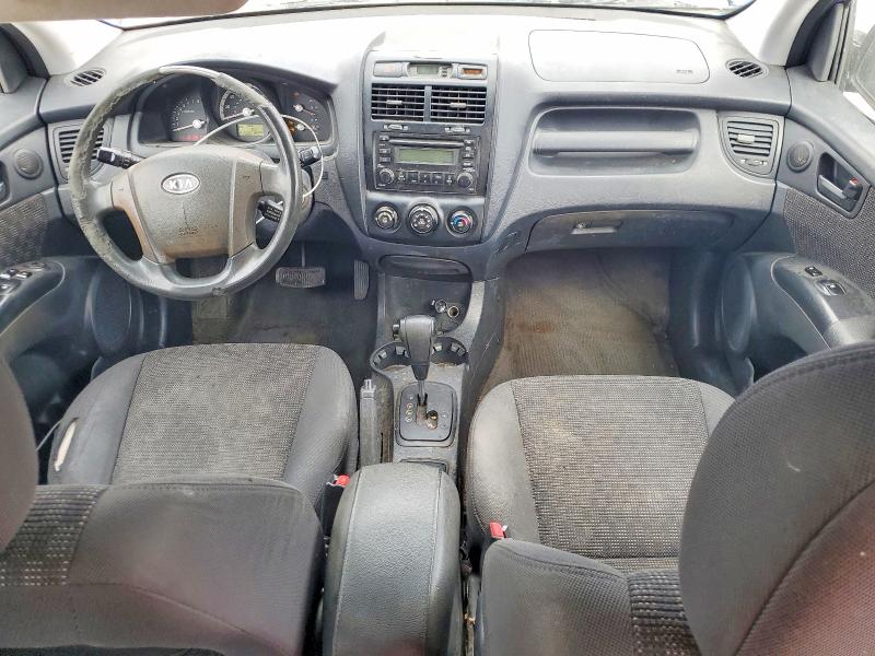 2007 Kia Sportage VIN KNDJF724X77427490 COPART salvage auction — REAR END, Tn - Salvage Certificate, sold $400 on 2026-07-20 (photo 8)