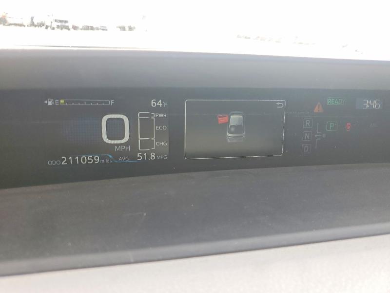 2016 Toyota Prius VIN JTDKARFU5G3510101 COPART salvage auction — FRONT END, Id - Salvage Certificate Of Title, sold $2,700 on 2026-07-17 (photo 9)