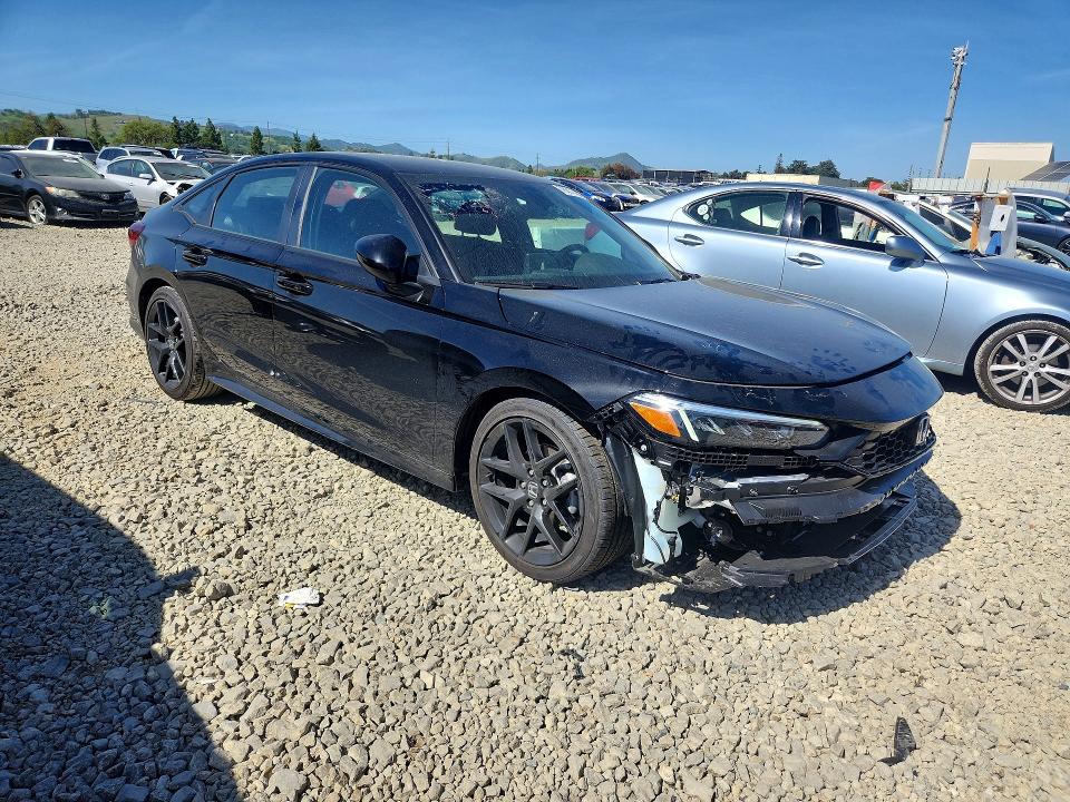 2026 Honda Civic VIN 2HGFE2F57TH534320 COPART salvage auction — FRONT END, Ca - Salvage Certificate, sold $9,900 on 2026-07-02 (photo 4)