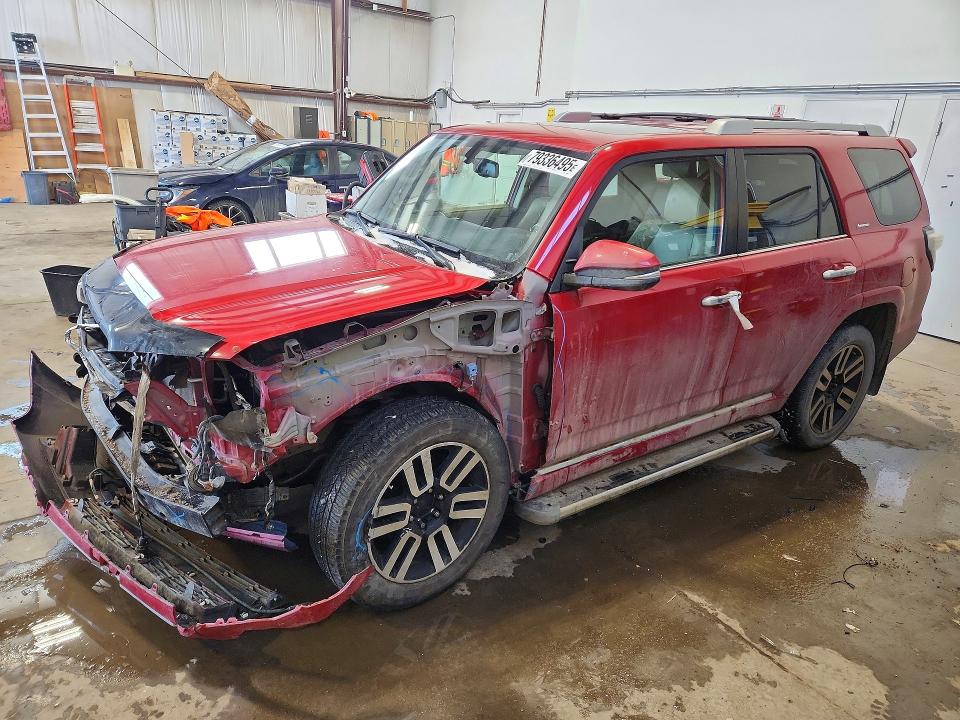 2017 Toyota 4runner VIN JTEBU5JR7H5458085 COPART salvage auction — FRONT END, Salvage Title, sold $13,800 on 2026-07-23 (photo 1)