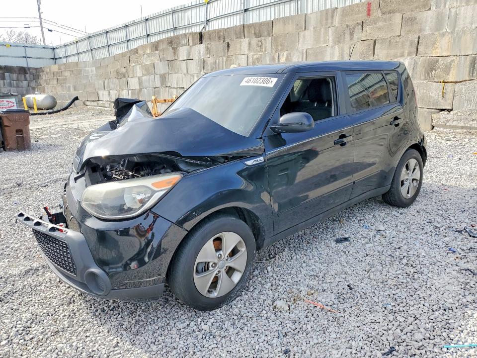 2016 Kia Soul VIN KNDJN2A27G7283970 COPART salvage auction — FRONT END, OH - CERT OF TITLE-SALVAGE, sold $475 on 2026-07-24 (photo 1)