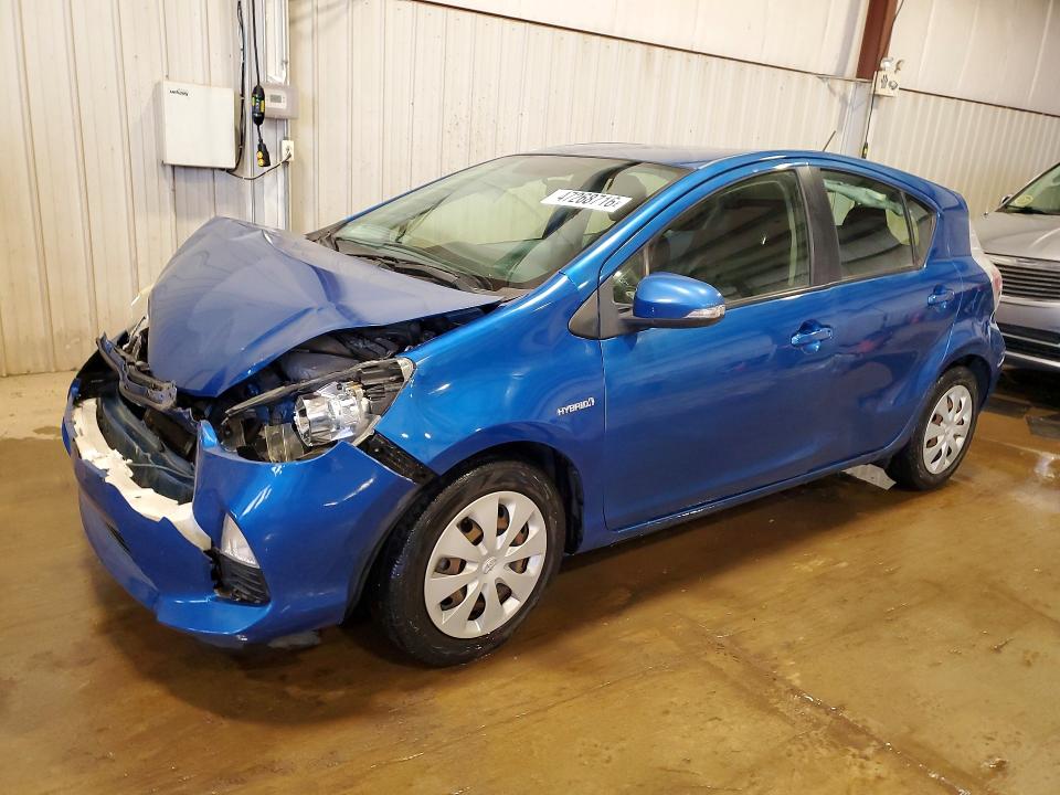2013 Toyota VIN JTDKDTB31D1534873 COPART salvage auction — FRONT END, Pa - Certificate Of Salvage, sold $175 on 2026-07-10 (photo 1)
