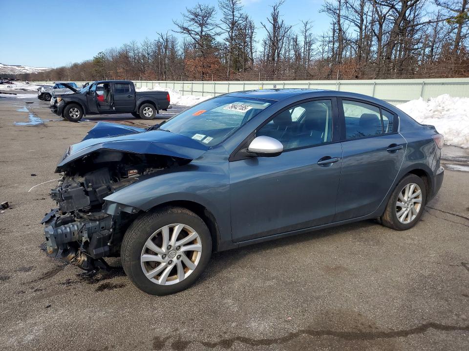 2012 Mazda 3 VIN JM1BL1W86C1597138 COPART salvage auction — FRONT END, Salvage Title, sold $400 on 2026-07-08 (photo 1)
