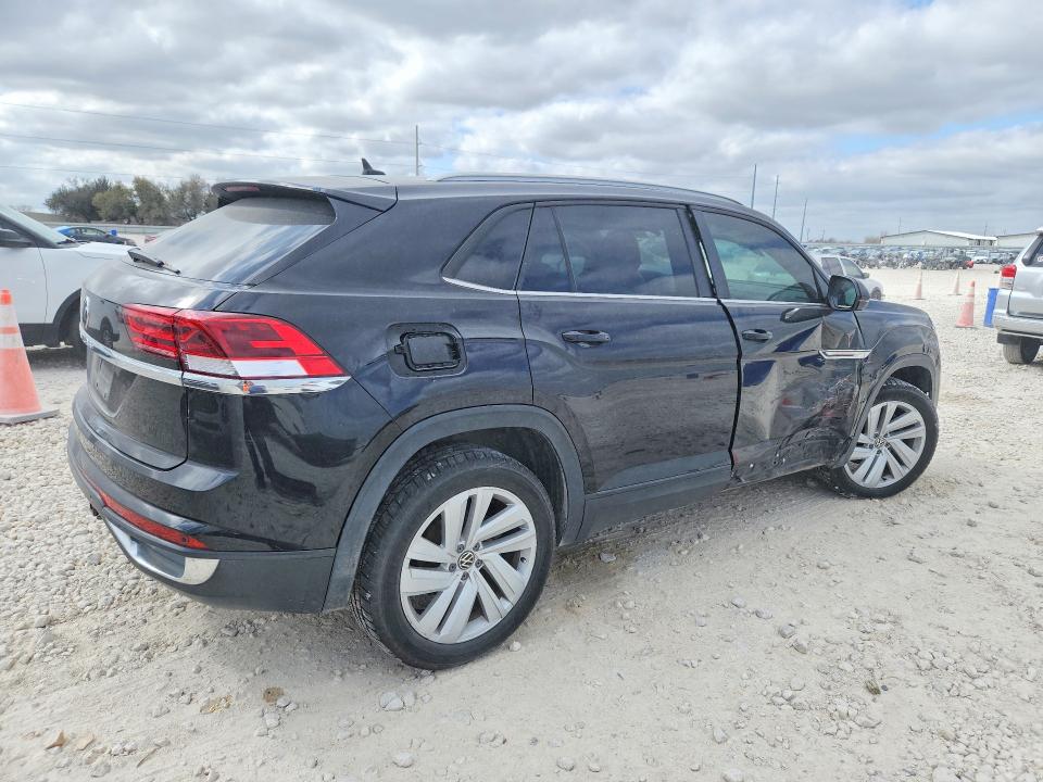 2021 Volkswagen Atlas VIN 1V2JE2CA5MC201868 COPART salvage auction — SIDE, Tx - Salvage Vehicle Title, sold $175 on 2026-07-09 (photo 3)