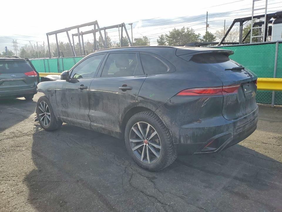 2021 Jaguar F-pace VIN SADCJ2EX4MA675043 COPART salvage auction — FRONT END, Id - Salvage Certificate Of Title, sold $8,700 on 2026-07-09 (photo 2)