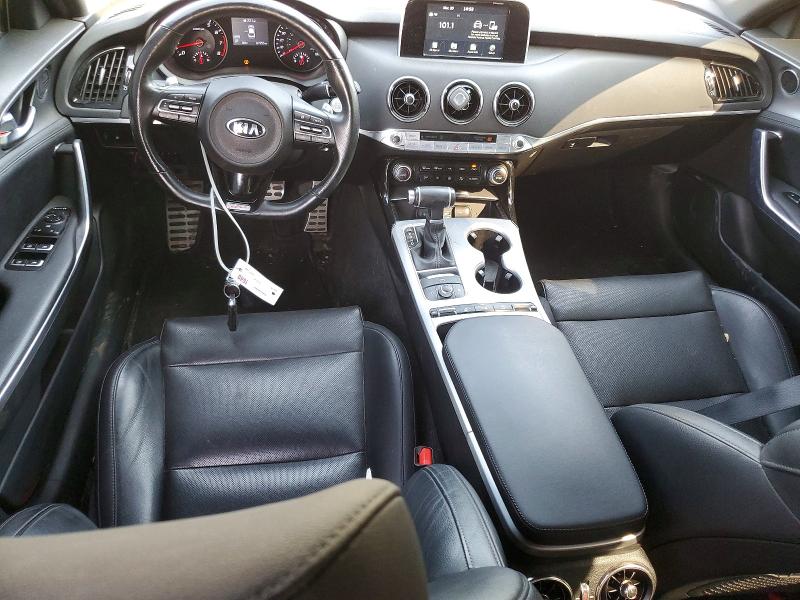 2018 Kia Stinger VIN KNAE35LC2J6039183 COPART salvage auction — NORMAL WEAR, Il - Salvage Certificate, sold $10,300 on 2026-07-14 (photo 8)