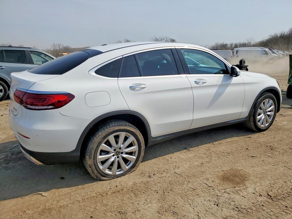 2020 Mercedes-benz Glc class VIN W1N0J8EB1LF767128 COPART salvage auction — SIDE, Md - Cert Of Salvage > 75% Damage, sold $13,100 on 2026-07-09 (photo 3)