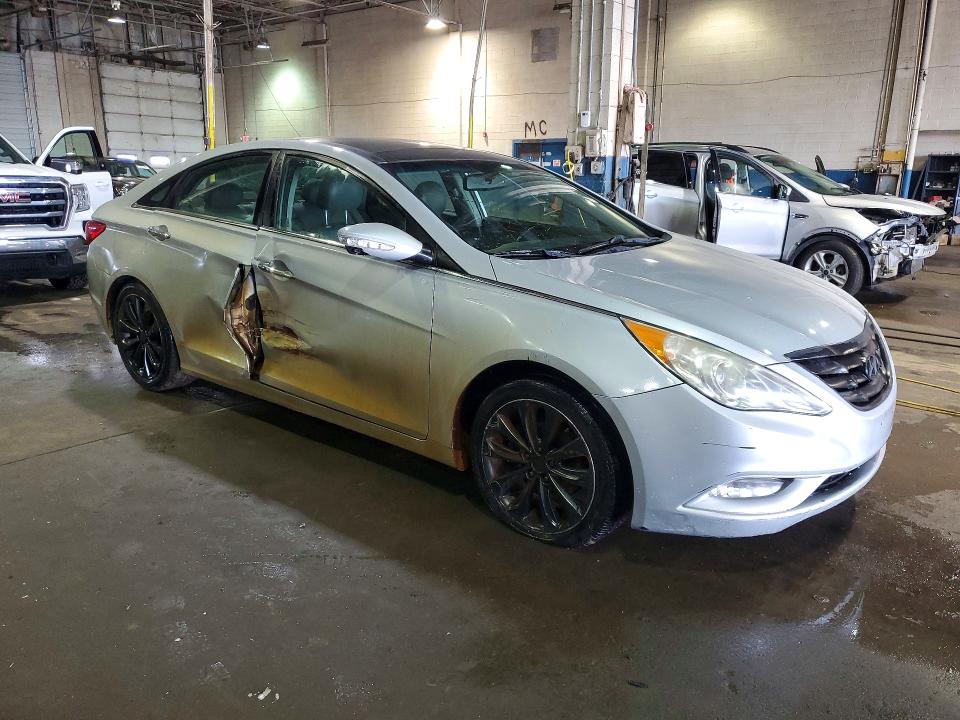 2012 Hyundai Sonata VIN 5NPEC4AB3CH349097 COPART salvage auction — SIDE, Mi - Certificate Of Title, sold $825 on 2026-07-07 (photo 4)