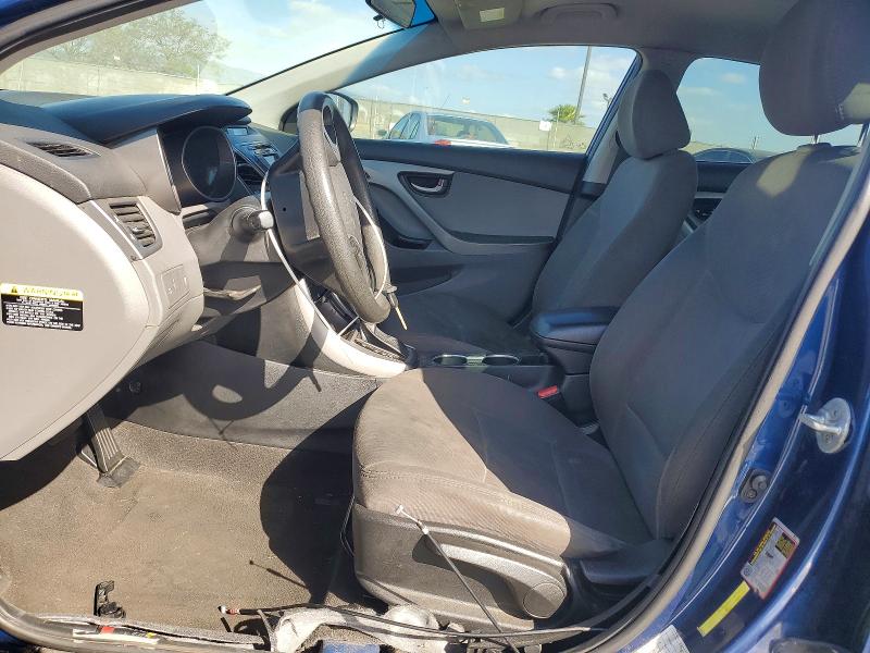 2016 Hyundai Elantra VIN 5NPDH4AE1GH703504 COPART salvage auction — FRONT END, Ca - Dis/Dlr/Exp Only Clean Title, sold $1,150 on 2026-07-10 (photo 7)