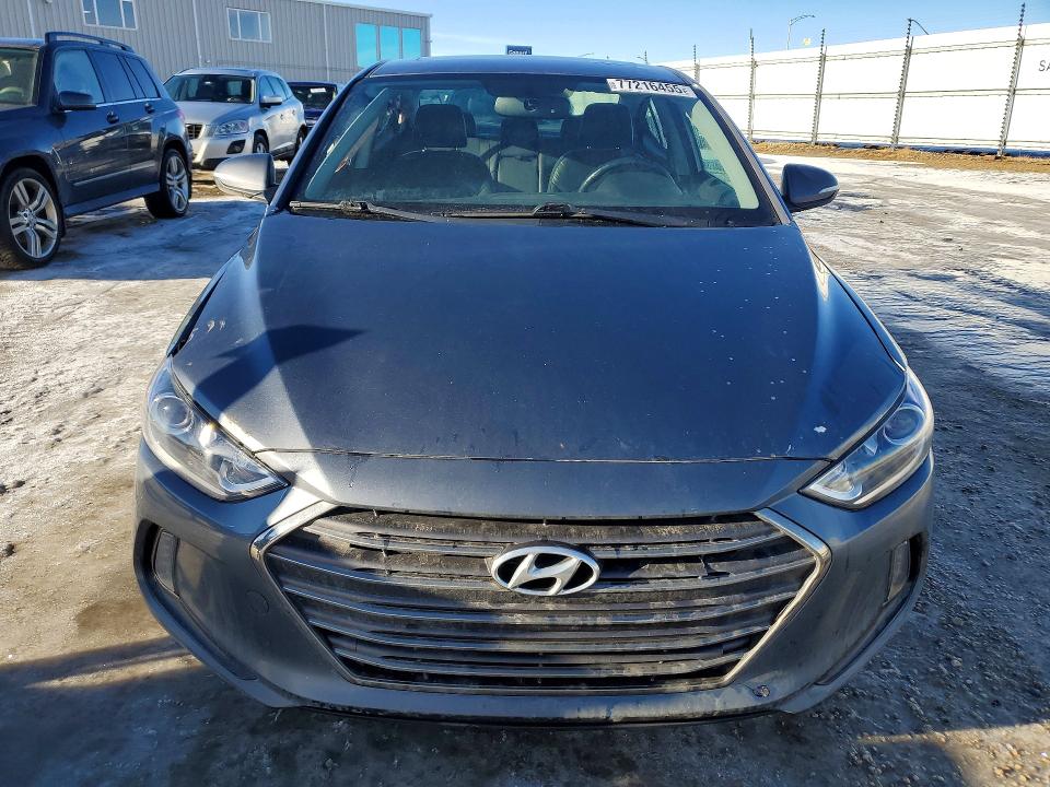 2017 Hyundai Elantra VIN KMHD84LF3HU087474 COPART salvage auction — FRONT END, Salvage Title, sold $1,300 on 2026-07-23 (photo 5)