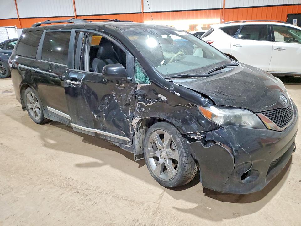 2014 Toyota Sienna VIN 5TDXK3DC3ES489125 COPART salvage auction — FRONT END, Ab - Bos - Salvage, sold $4,250 on 2026-07-07 (photo 4)