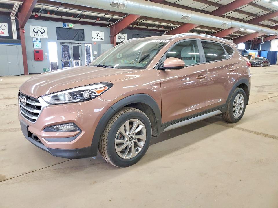 2017 Hyundai Tucson VIN KM8J3CA47HU384728 COPART salvage auction — FRONT END, Ny - Certificate Of Title, sold $6,200 on 2026-07-17 (photo 1)