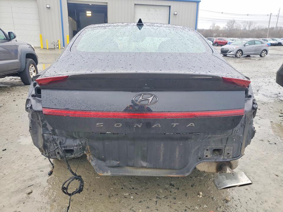2022 Hyundai Sonata VIN 5NPEK4JC1NH143680 COPART salvage auction — REAR END, Ma - Cert Of Title-Salvage, sold $5,200 on 2026-07-29 (photo 6)