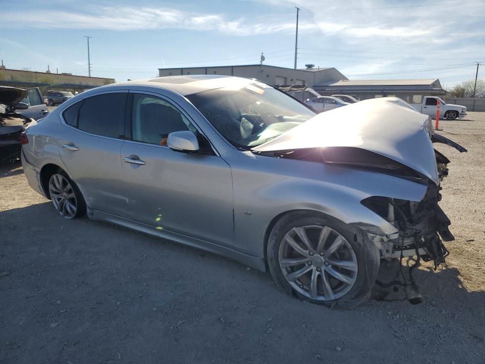 2018 Infiniti Q70 VIN JN1BY1AP8JM180909 COPART salvage auction — FRONT END, Salvage Title, sold $325 on 2026-07-28 (photo 4)