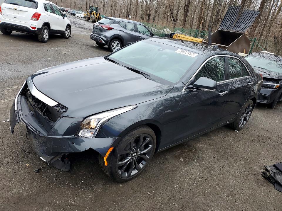 2018 Cadillac Ats VIN 1G6AF5RX4J0184394 COPART salvage auction — FRONT END, Salvage Title, sold $2,600 on 2026-07-09 (photo 1)
