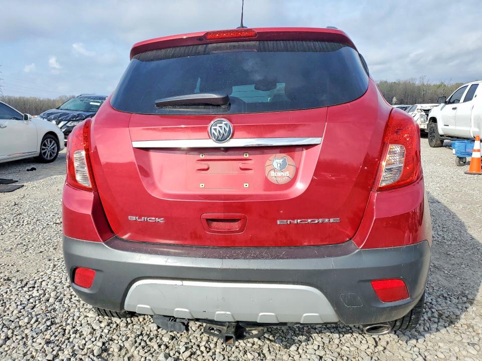 2016 Buick Encore VIN KL4CJASB4GB696224 COPART salvage auction — FRONT END, Tn - Salvage Certificate, sold $50 on 2026-07-02 (photo 6)
