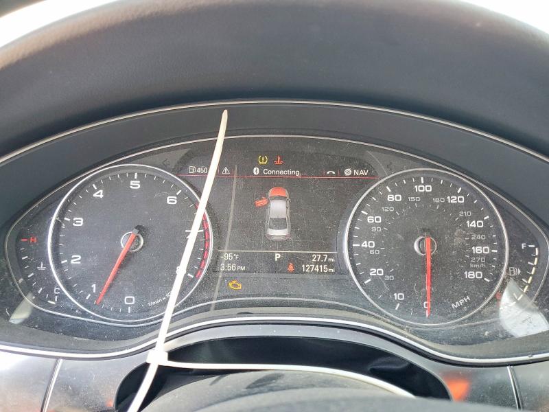 2012 Audi A6 VIN WAUGGAFC8CN058573 COPART salvage auction — FRONT END, Ks - Cert Of Title-Salvage, sold $150 on 2026-07-21 (photo 9)