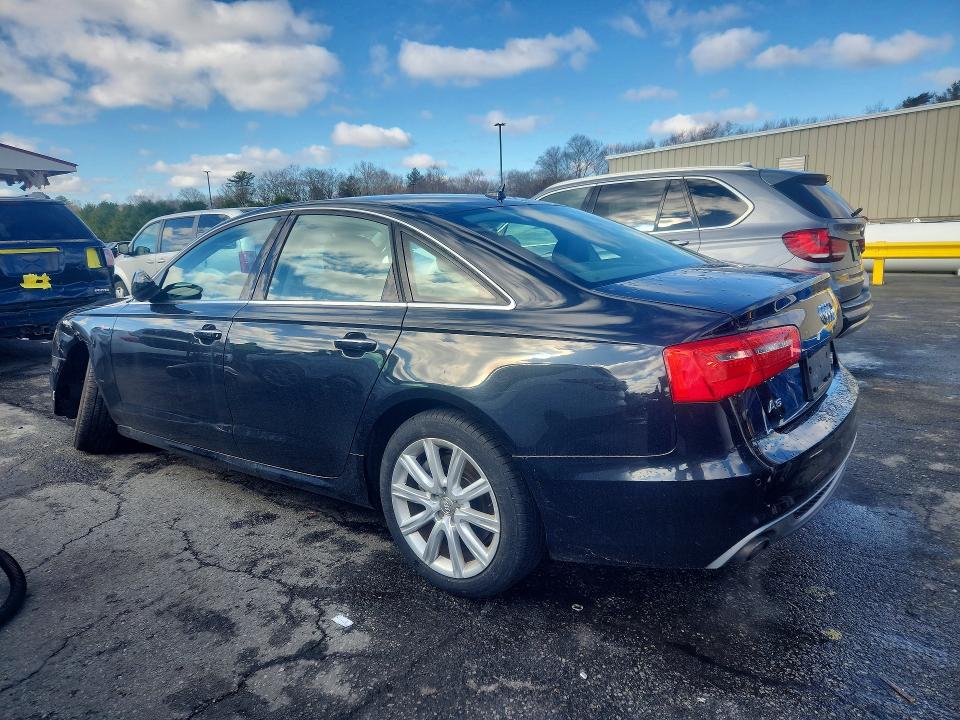 2015 Audi A6 VIN WAUFGAFC8FN032250 COPART salvage auction — FRONT END, Ri - Salvage Certificate Of Title, sold $3,050 on 2026-07-07 (photo 2)