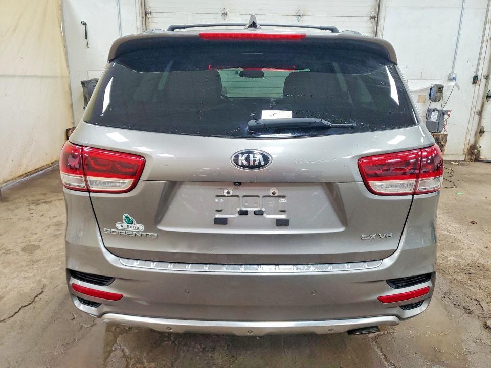 2017 Kia Sorento VIN 5XYPK4A53HG317531 COPART salvage auction — FRONT END, Mi - Certificate Of Title, sold $1,950 on 2026-07-22 (photo 6)