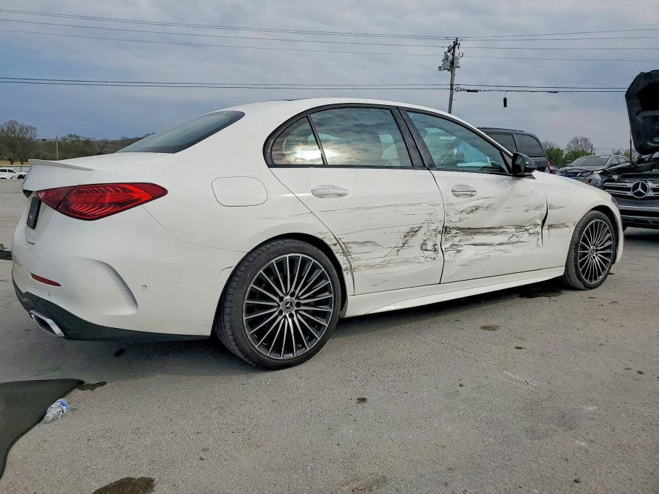 2023 Mercedes-benz C-klasse VIN W1KAF4GB2PR147871 COPART salvage auction — SIDE, Tn - Salvage Certificate, sold $300 on 2026-07-22 (photo 3)