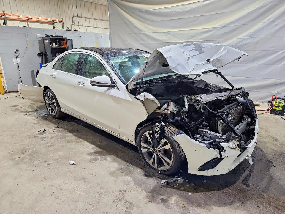 2021 Mercedes-benz C-klasse VIN W1KWF8EB6MR635300 COPART salvage auction — FRONT END, NH - CERT OF TITLE-SALVAGE, sold $2,750 on 2026-07-02 (photo 4)