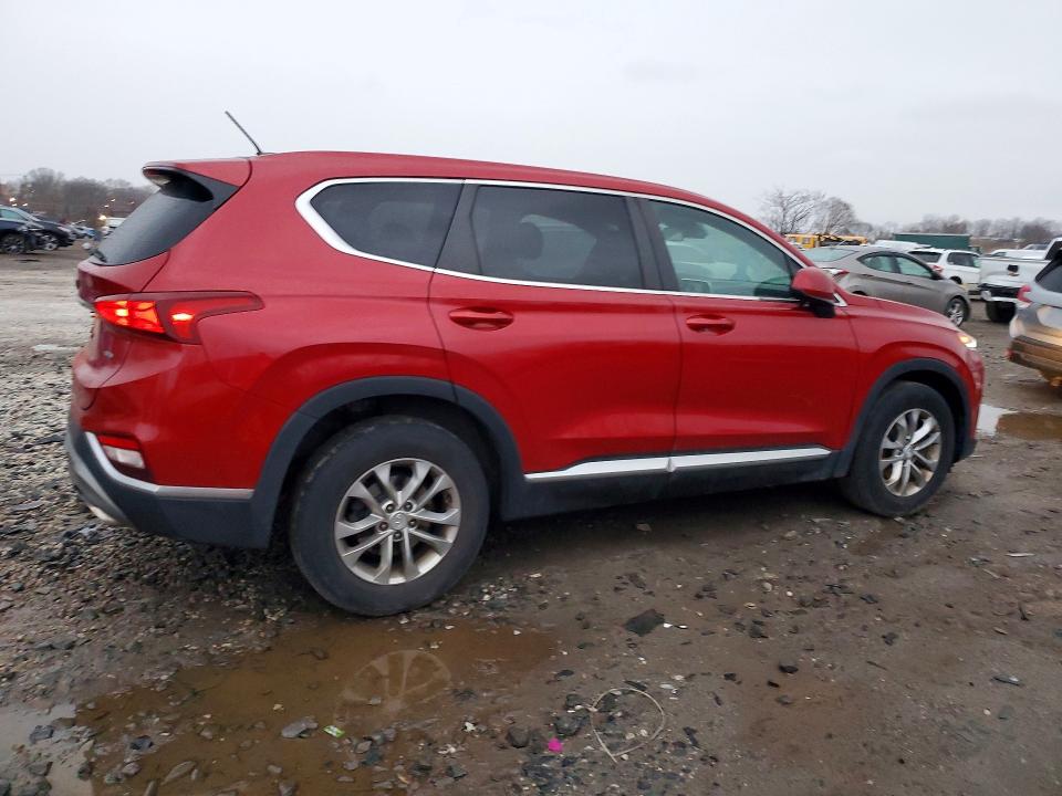 2019 Hyundai Santa fe VIN 5NMS2CAD6KH100886 COPART salvage auction — FRONT END, Md - Cert Of Salvage > 75% Damage, sold $4,500 on 2026-07-02 (photo 3)