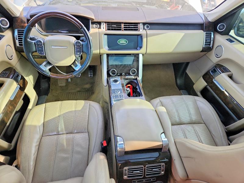 2017 Land rover RANGE ROVER VIN SALGS2FEXHA351813 COPART salvage auction — MECHANICAL, Tx - Certificate Of Title, sold $8,800 on 2026-07-21 (photo 8)