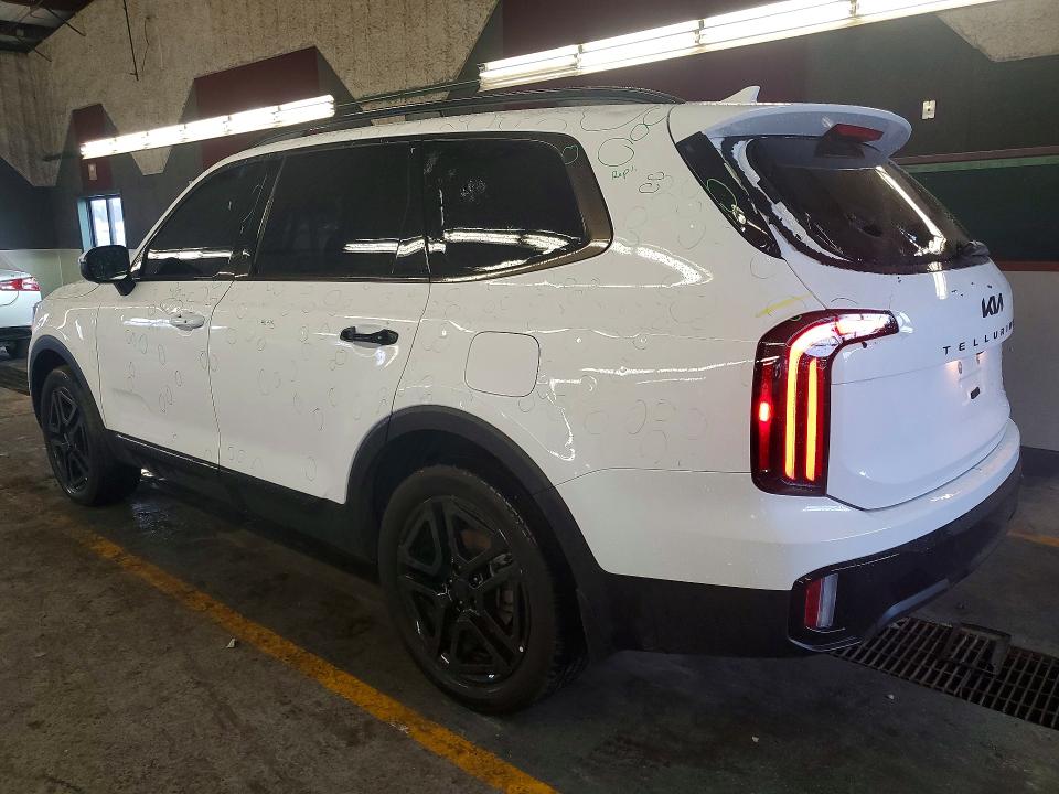 2025 Kia Telluride VIN 5XYP3DGC6SG666113 COPART salvage auction — HAIL, In - Cert Of Title-Salvage Title, sold $3,100 on 2026-07-27 (photo 2)