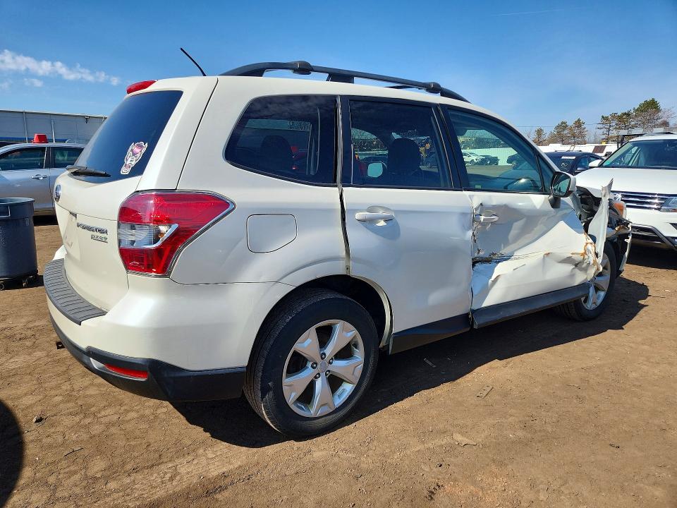 2015 Subaru Forester VIN JF2SJAGC3FH506820 COPART salvage auction — FRONT END, Salvage Title, sold $475 on 2026-07-17 (photo 3)