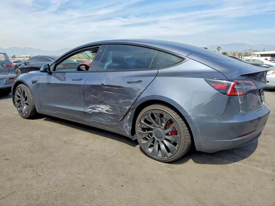 2023 Tesla Model 3 VIN 5YJ3E1EC0PF503854 COPART salvage auction — SIDE, Ca - Salvage Certificate, sold $10,300 on 2026-07-08 (photo 2)