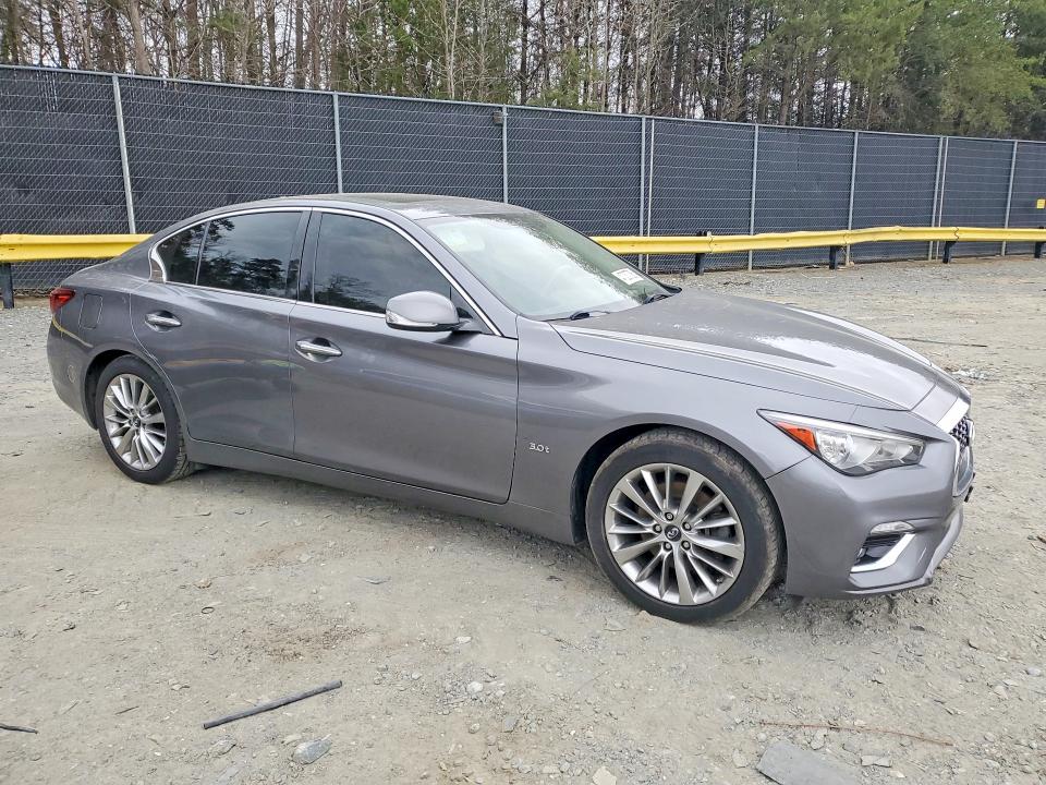 2018 Infiniti Q50 VIN JN1EV7AR0JM430265 COPART salvage auction — MECHANICAL, Id - Salvage Certificate Of Title, sold $2,300 on 2026-07-14 (photo 4)