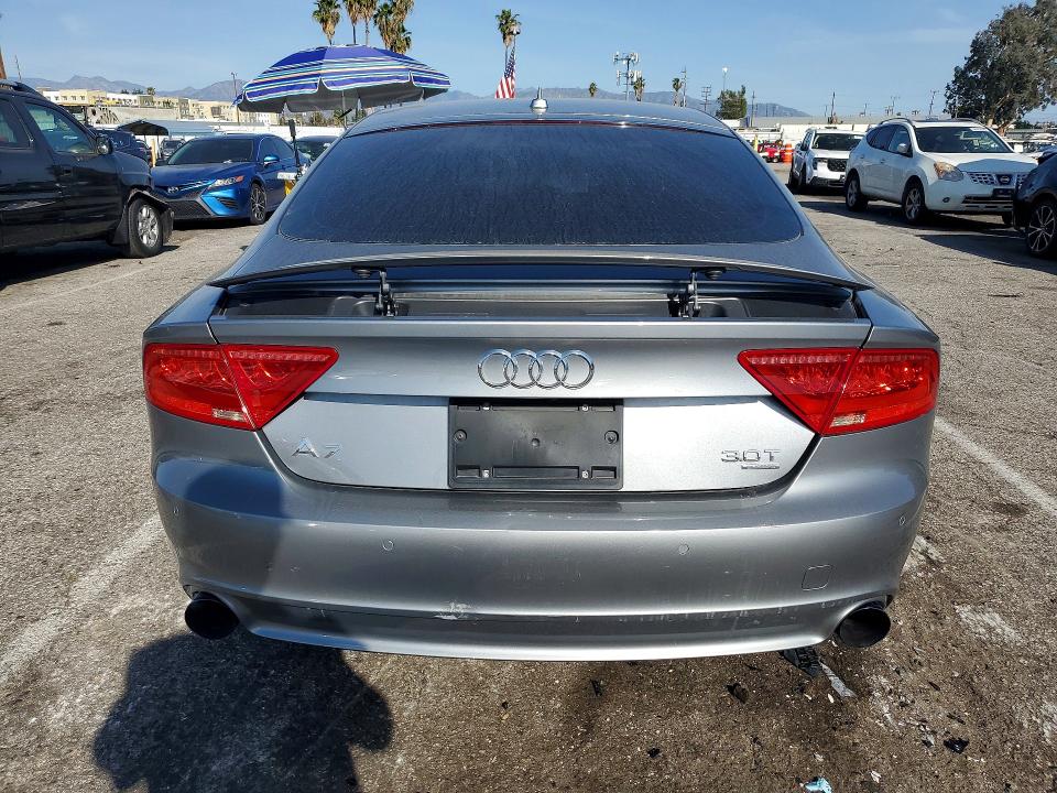 2014 Audi A7 VIN WAUWGAFC7EN074732 COPART salvage auction — FRONT END, Ca - Lien Papers-Clean Or Ac, sold $2,500 on 2026-07-21 (photo 6)
