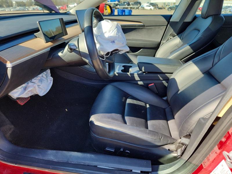 2023 Tesla Model 3 VIN 5YJ3E1EA8PF663141 COPART salvage auction — FRONT END, Pa - Cert Of Salv-R=Reconstructed, sold $1,750 on 2026-07-31 (photo 7)