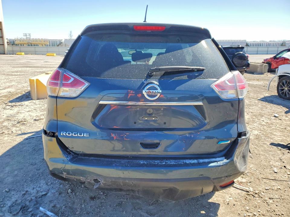 2014 Nissan Rogue VIN 5N1AT2MT2EC837555 COPART salvage auction — REAR END, Id - Salvage Certificate Of Title, sold $1,150 on 2026-07-09 (photo 6)