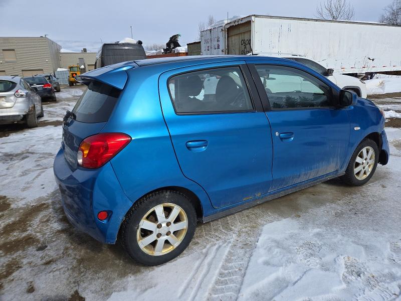 2014 Mitsubishi Mirage VIN ML32A4HJ2EH009823 COPART salvage auction — FRONT END, Qc - Gravement Accidente, sold $175 on 2026-07-07 (photo 3)