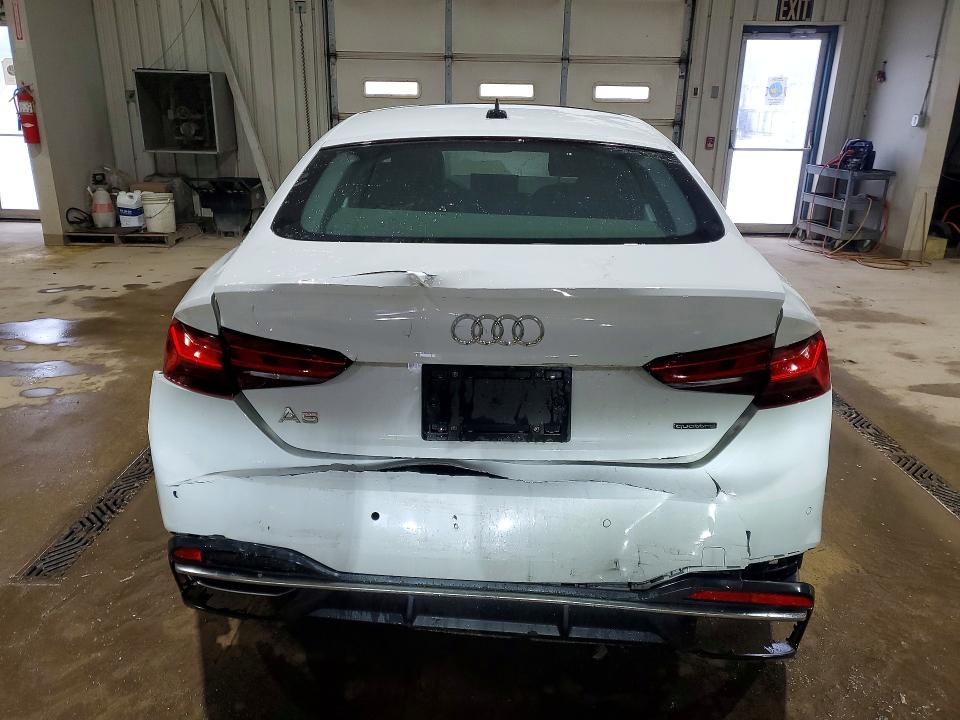 2022 Audi A5 VIN WAUABCF59NA031278 COPART salvage auction — REAR END, Pa - Certificate Of Salvage, sold $8,800 on 2026-07-27 (photo 6)