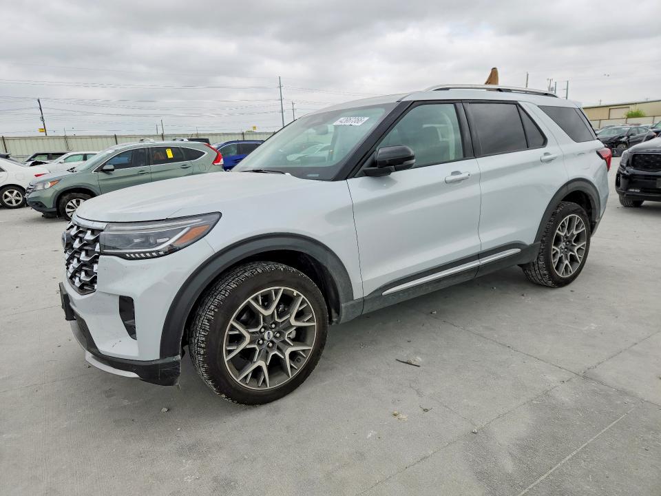 2025 Ford Explorer VIN 1FMWK8HC2SGC81841 COPART salvage auction — REAR END, Tx - Certificate Of Title, sold $15,800 on 2026-07-28 (photo 1)