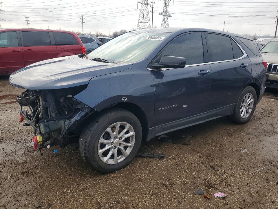 2018 Chevrolet Equinox VIN 3GNAXJEVXJS638719 COPART salvage auction — FRONT END, Il - Salvage Certificate, sold $1,100 on 2026-07-02 (photo 1)