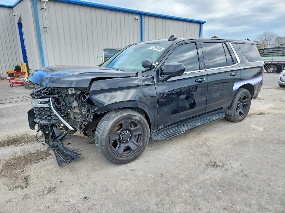 2022 Chevrolet Tahoe VIN 1GNSCLED2NR245504 COPART salvage auction — FRONT END, OK - CERT OF TITLE-SALVAGE, sold $9,600 on 2026-07-29 (photo 1)