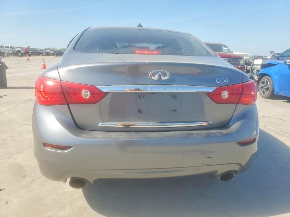 2014 Infiniti Q50 VIN JN1BV7AP5EM683198 COPART salvage auction — SIDE, Tx - Salvage Vehicle Title, sold $2,200 on 2026-07-27 (photo 6)