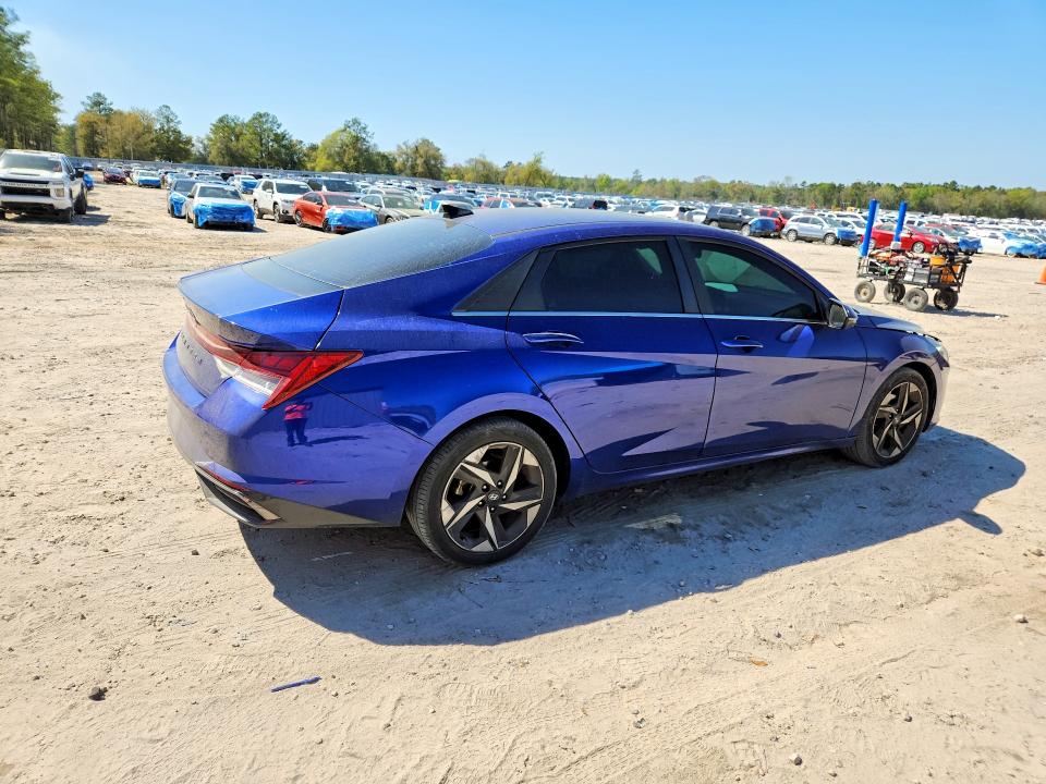 2021 Hyundai Elantra VIN 5NPLN4AG8MH023701 COPART salvage auction — FRONT END, Fl - Cert Of Title Slvg Rebuildable, sold $5,100 on 2026-07-06 (photo 3)