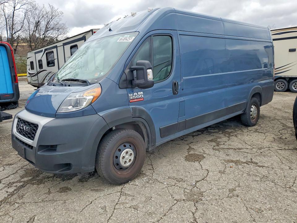 2020 Ram Promaster 3500 VIN 3C6URVJGXLE145369 COPART salvage auction — SIDE, Pa - Cert Of Title, sold $10,200 on 2026-07-29 (photo 1)