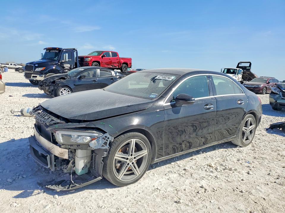 2020 Mercedes-benz A-klasse VIN W1K3G4EB9LJ234345 COPART salvage auction — FRONT END, Tx - Salvage Vehicle Title, sold $2,900 on 2026-07-16 (photo 1)