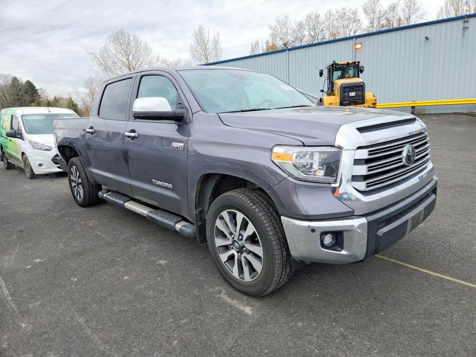 2021 Toyota Tundra VIN 5TFHY5F10MX023252 COPART salvage auction — REAR END, Or - Salvage Title Certificate, sold $17,300 on 2026-07-13 (photo 4)