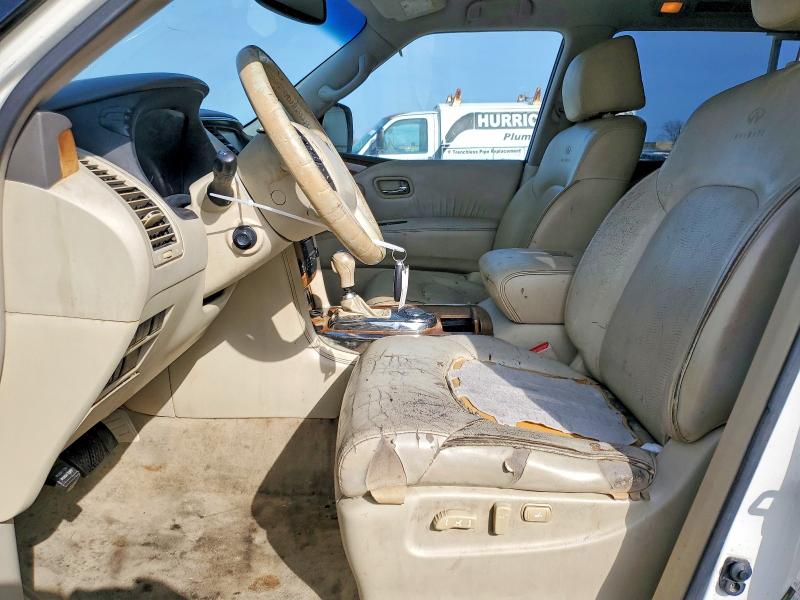 2014 Infiniti Qx80 VIN JN8AZ2ND1E9750631 COPART salvage auction — FRONT END, TX - CERTIFICATE OF TITLE, sold $1,350 on 2026-07-28 (photo 7)