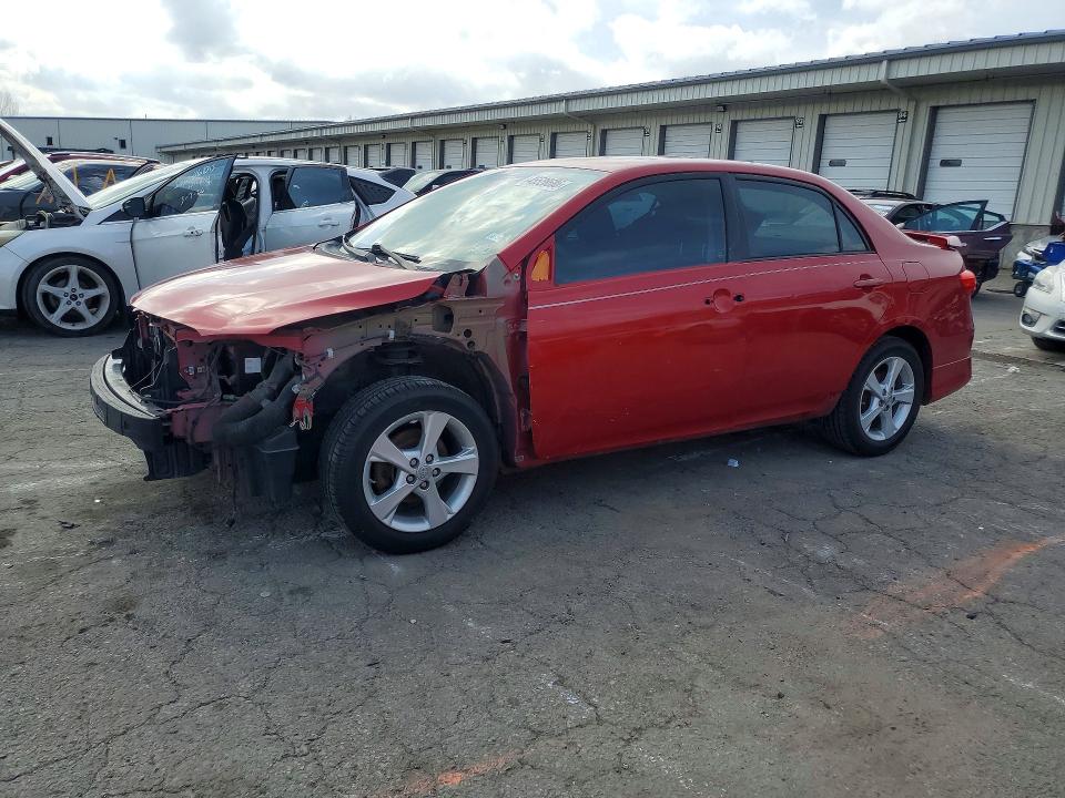 2012 Toyota Corolla VIN 5YFBU4EE9CP017446 COPART salvage auction — FRONT END, Salvage Title, sold $1,350 on 2026-07-27 (photo 1)