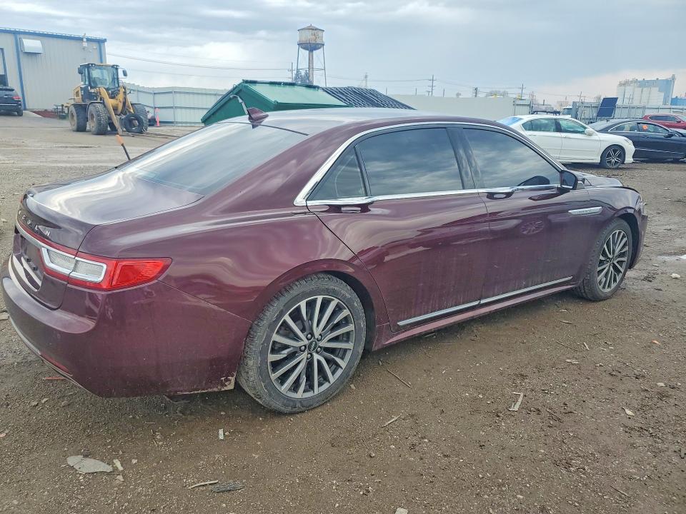 2019 Lincoln Continental VIN 1LN6L9SK9K5602739 COPART salvage auction — FRONT END, Il - Salvage Certificate, sold $6,300 on 2026-07-03 (photo 3)