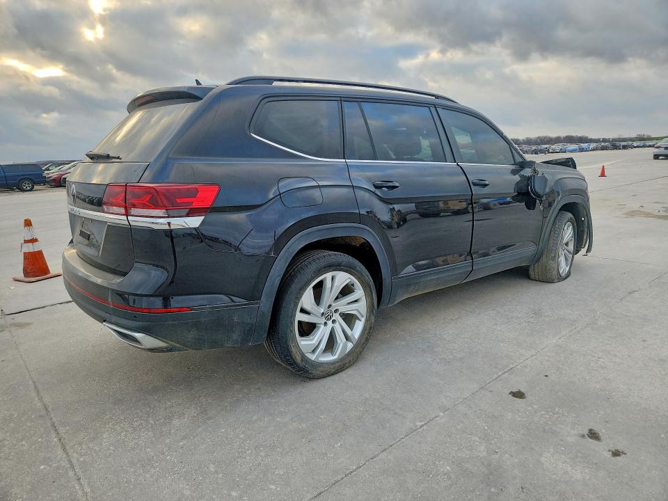 2021 Volkswagen Atlas VIN 1V2WR2CA9MC608750 COPART salvage auction — FRONT END, Ok - Cert Of Title-Salvage (P), sold $5,900 on 2026-07-09 (photo 3)